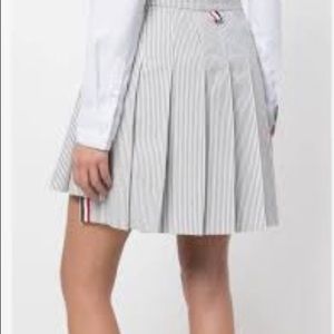 Thom browne mini pleated skirt